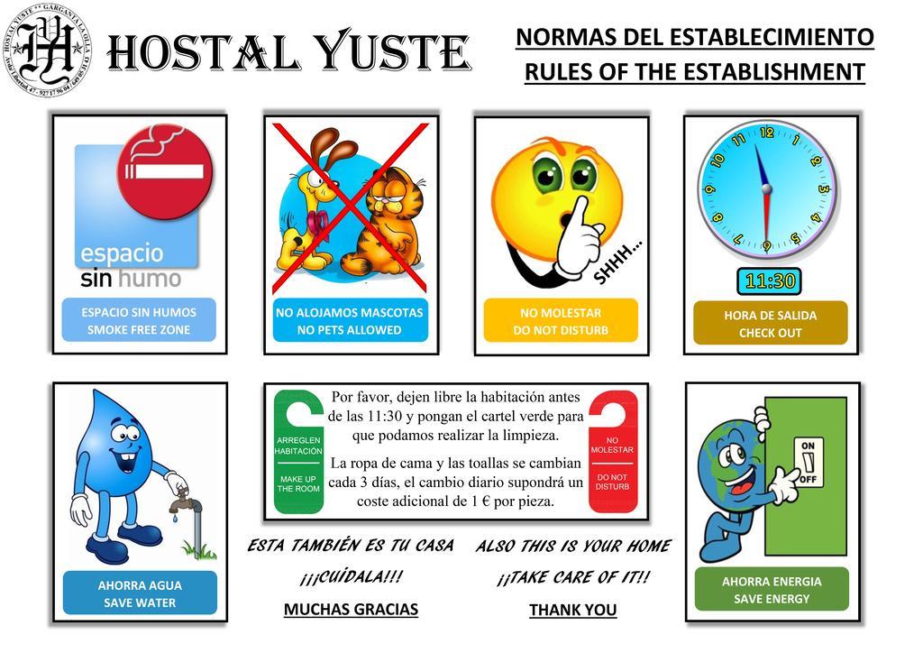 Hostal Yuste Garganta la Olla Exterior foto